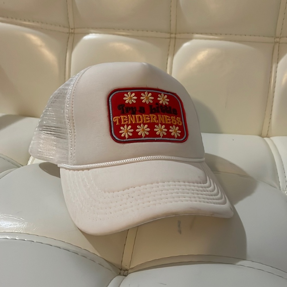 White Sojara Trucker Hat